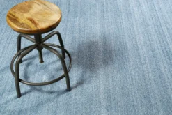 Esprit Teppich Hellblau meliert Hochflor
