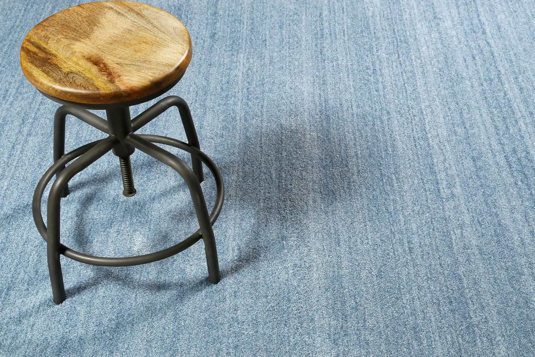 Esprit Teppich Hellblau meliert Hochflor "Loft"