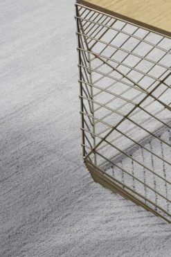 Esprit Teppich Hellgrau Blau Hochflor