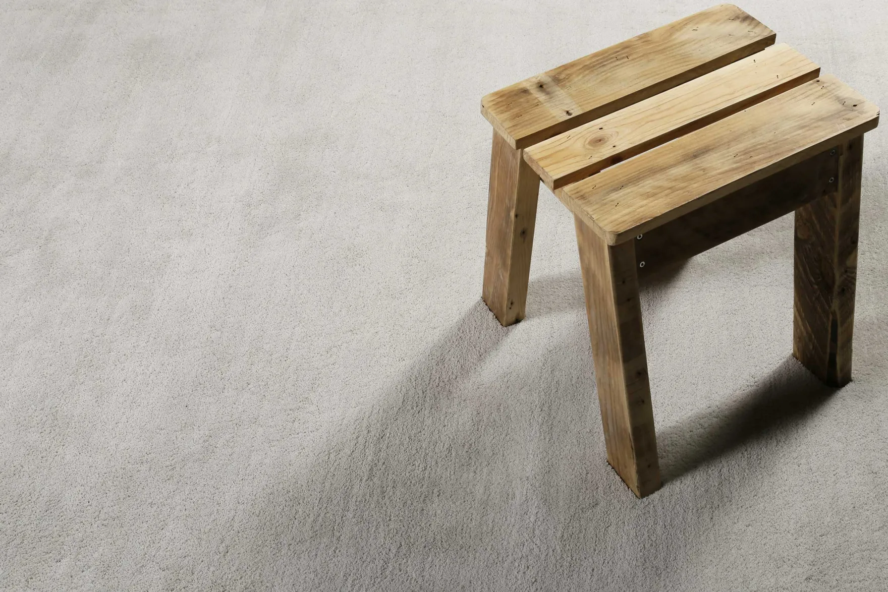 Esprit Teppich Hellgrau Creme Hochflor "Loft"