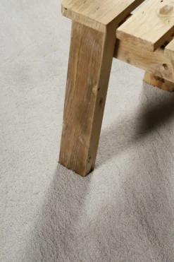 Esprit Teppich Hellgrau Creme Hochflor