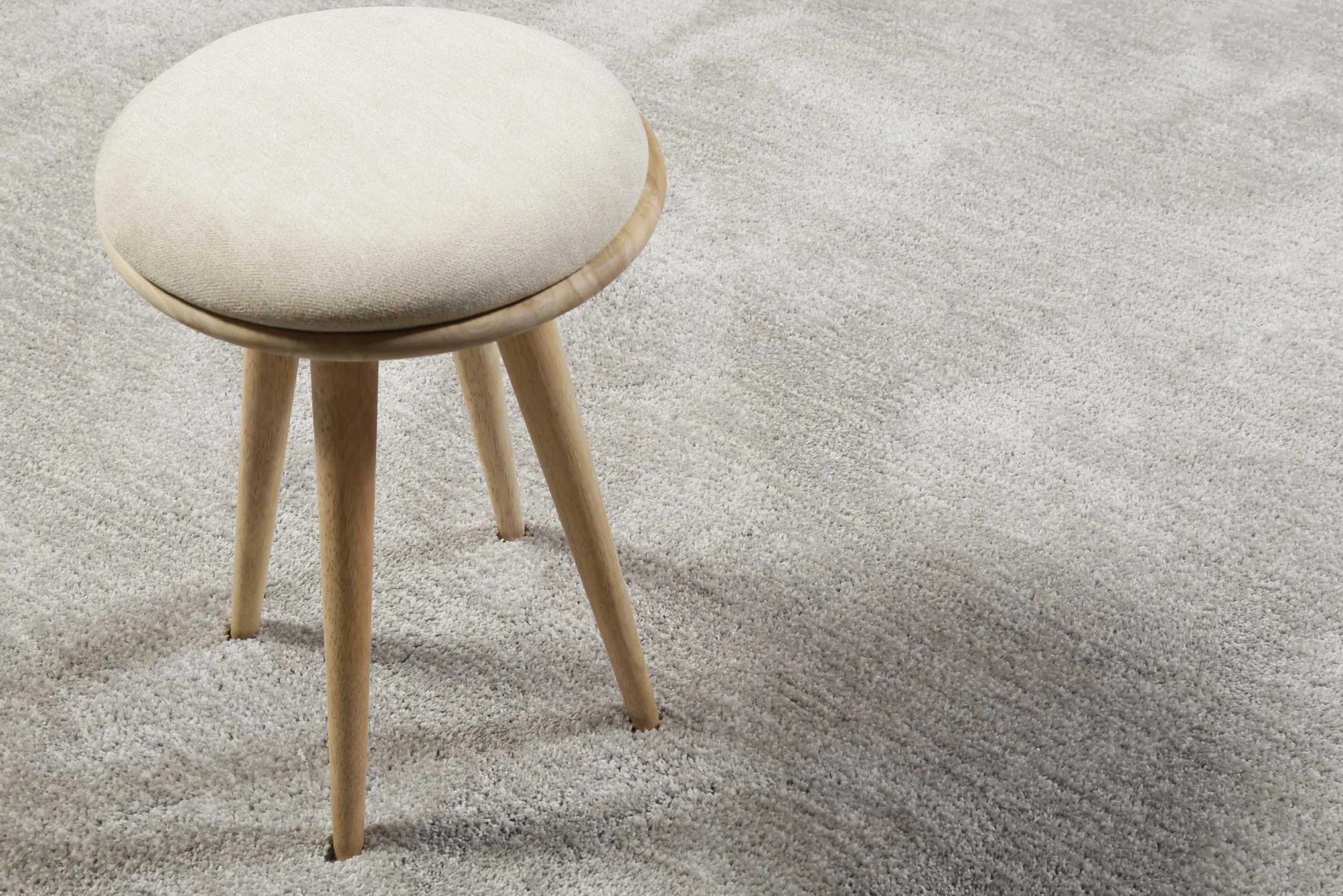Esprit Teppich Hellgrau Creme meliert Hochflor "Relaxx"