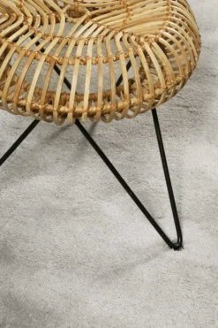 Esprit Teppich Hellgrau Creme Hochflor