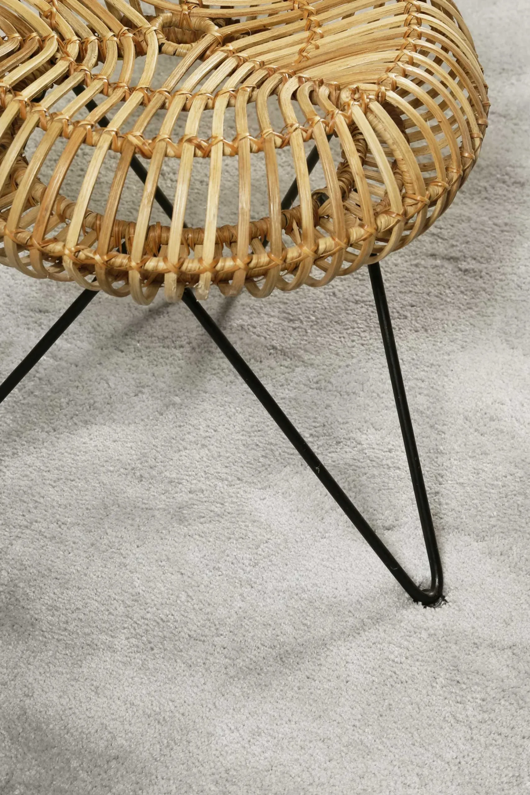 Esprit Teppich Hellgrau Creme Hochflor "Relaxx"