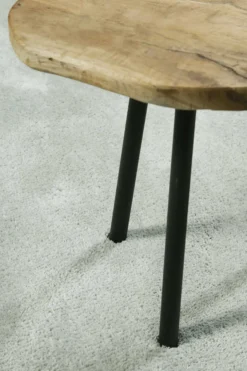 Esprit Teppich Hellgrau Grün Hochflor