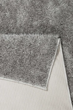Esprit Teppich Hellgrau Hochflor