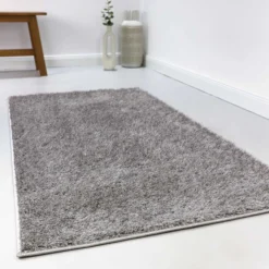 Esprit Teppich Hellgrau Hochflor