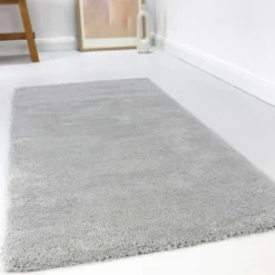 Esprit Teppich Hellgrau Hochflor