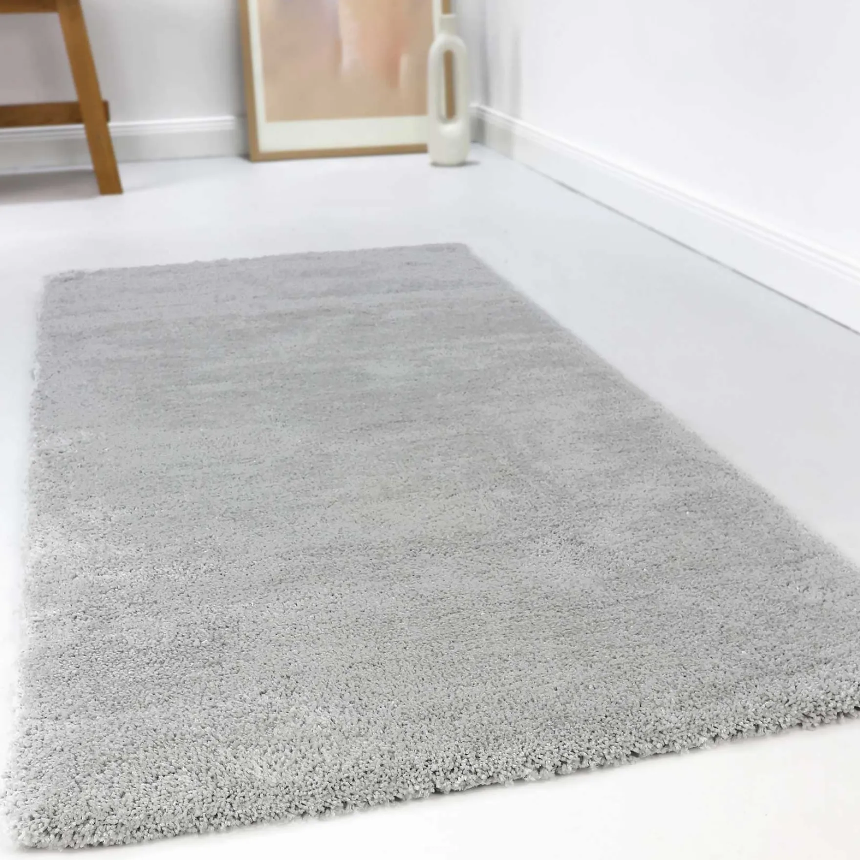 Esprit Teppich Hellgrau Hochflor "Relaxx"