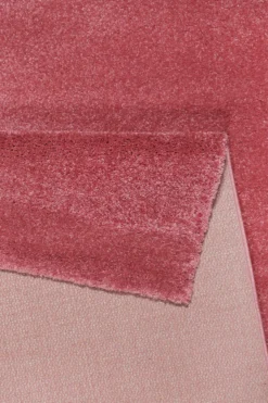 Esprit Teppich Hibiskus Rot Kurzflor 