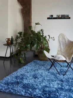 Esprit Teppich Hochflor blau 