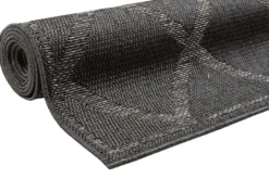 Esprit Teppich In & Outdoor Blau Grau "Rhomb"
