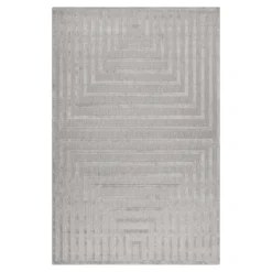Esprit Teppich In- und Outdoor Grau Silber 