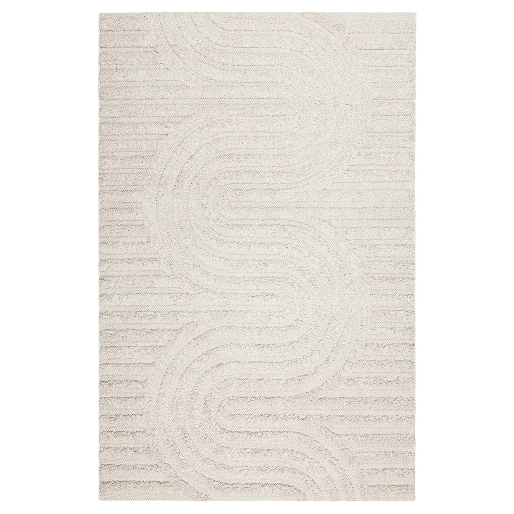 Esprit Teppich In- und Outdoor Creme Beige "Miles"