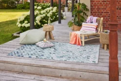 Esprit Teppich In- und Outdoor Blau Grün