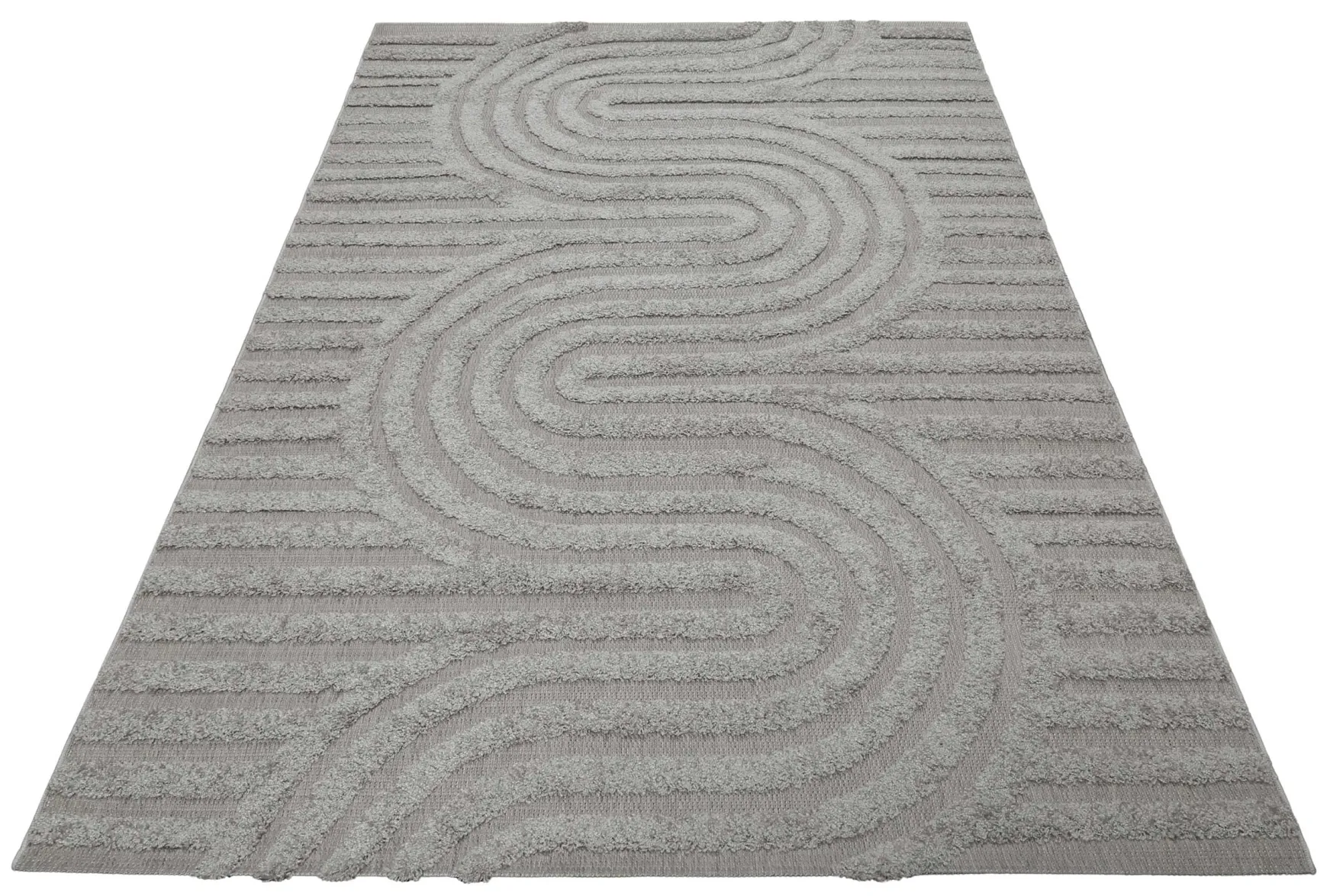 Esprit Teppich In- und Outdoor Grau "Miles"