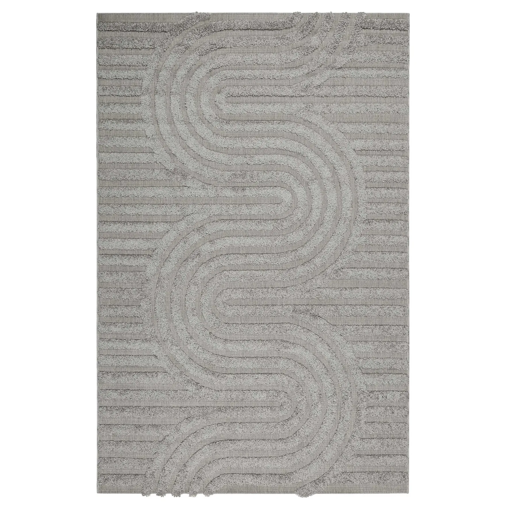 Esprit Teppich In- und Outdoor Grau "Miles"