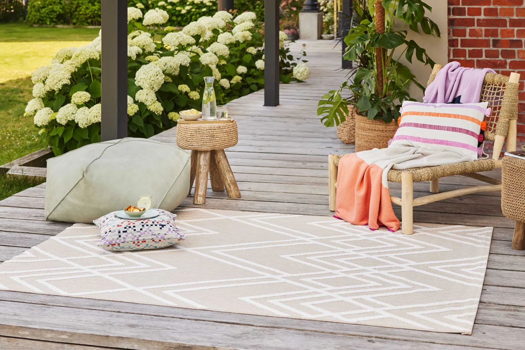 Esprit Teppich In- und Outdoor Beige "Rave"