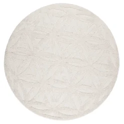 Esprit Teppich In- und Outdoor Rund Creme Beige "Shake"