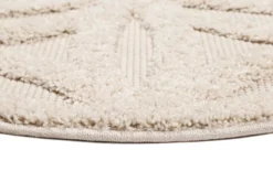 Esprit Teppich In- und Outdoor Rund Creme Beige