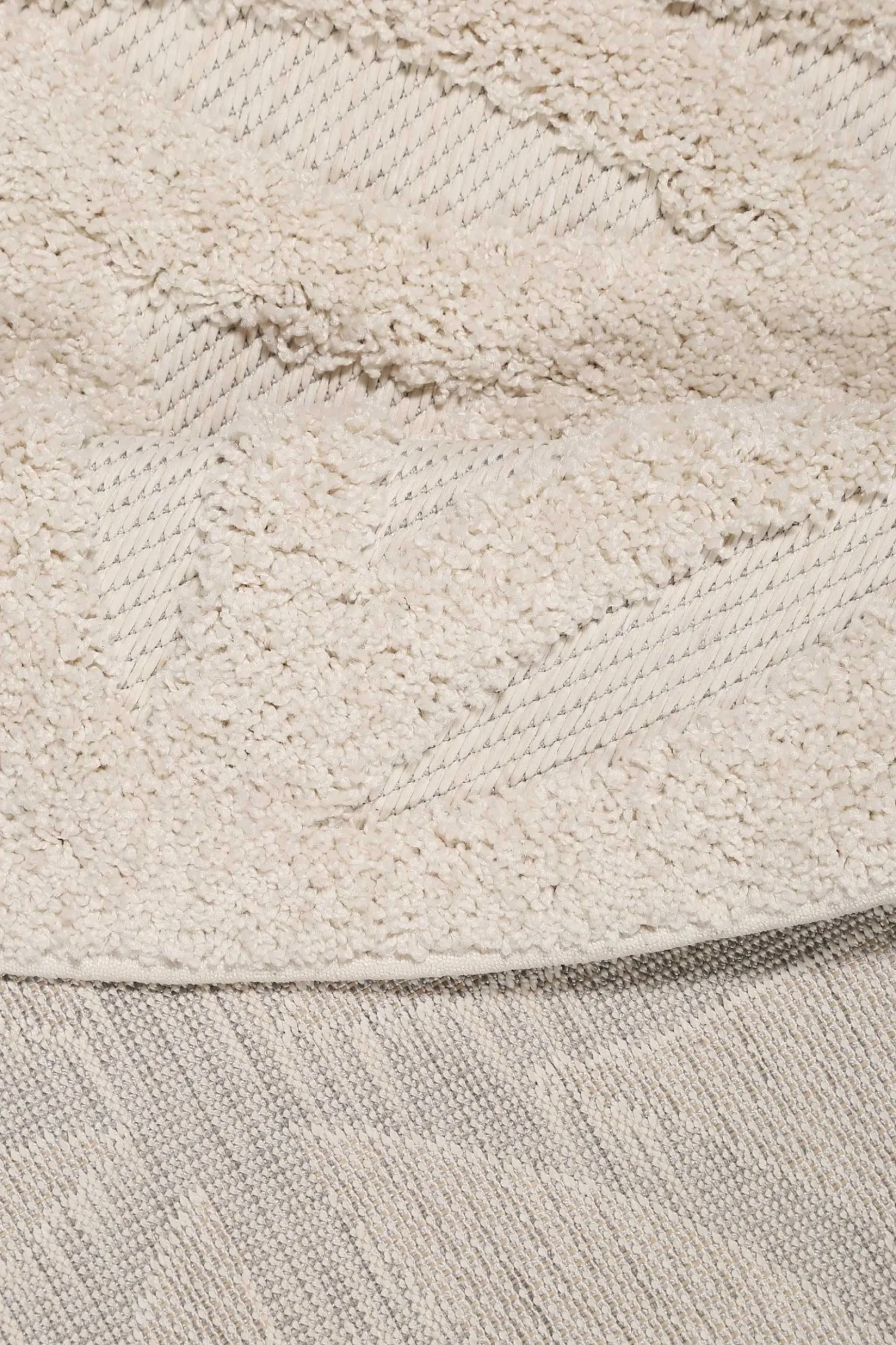 Esprit Teppich In- und Outdoor Rund Creme Beige "Shake"