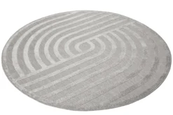 Esprit Teppich In- und Outdoor Rund Grau Silber 