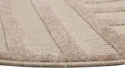 Esprit Teppich In- und Outdoor Rund Beige Sand "Spirit"