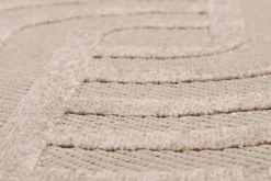 Esprit Teppich In- und Outdoor Rund Beige Sand