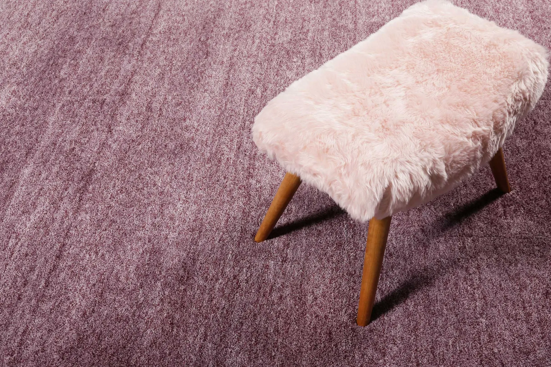 Esprit Teppich Lila meliert Hochflor "Loft"