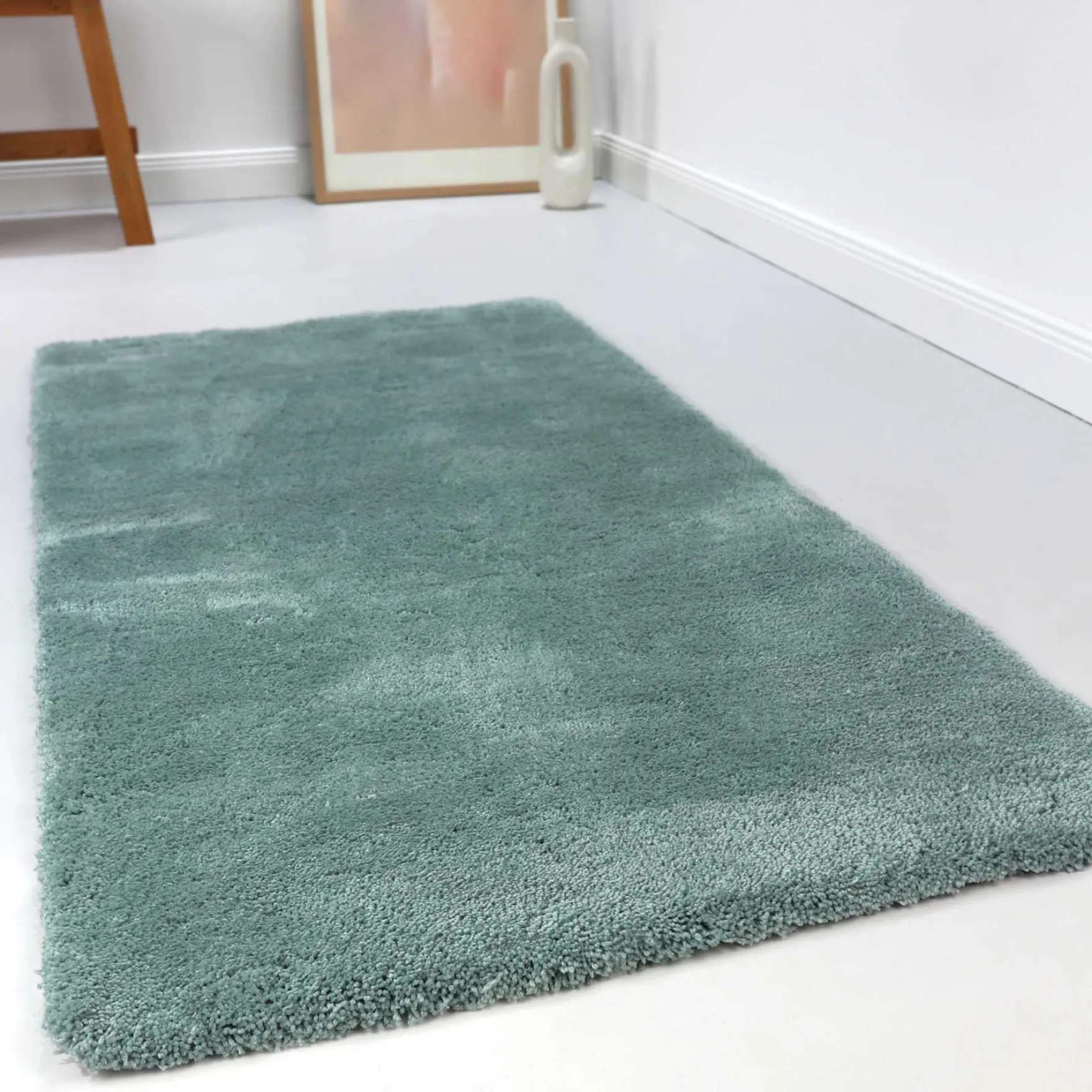 Esprit Teppich Mintgrün Hochflor "Relaxx"
