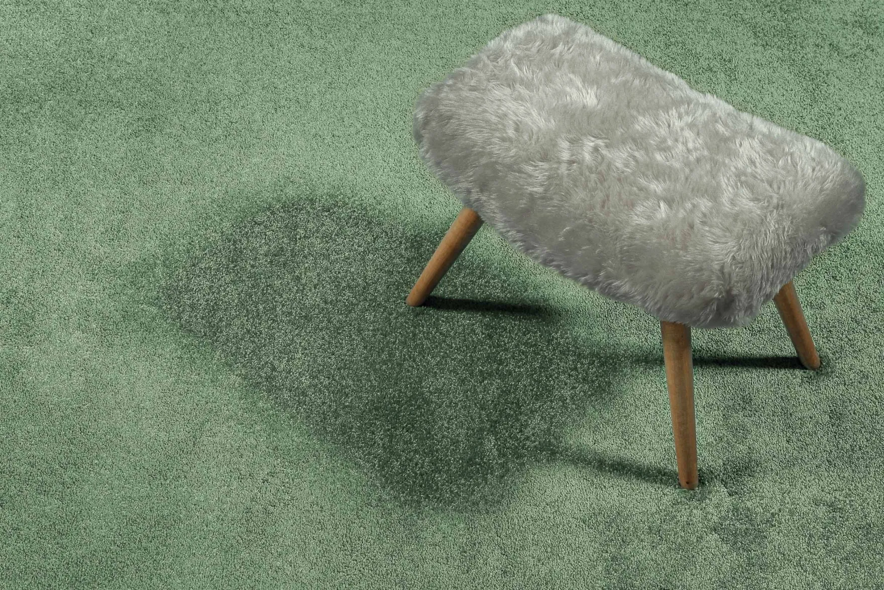 Esprit Teppich Mint Grün Kurzflor soft und weich "Campus"