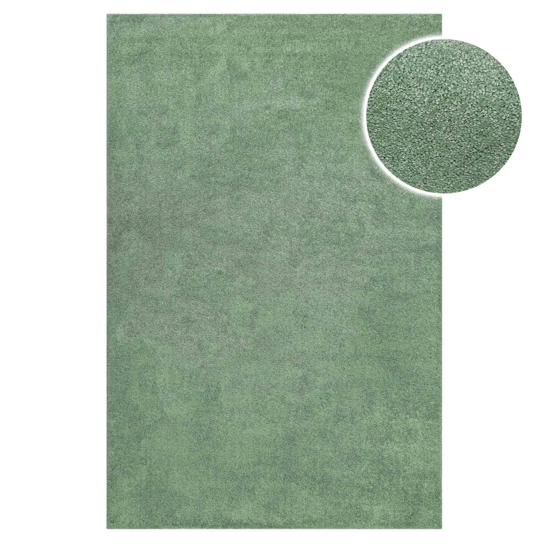 Esprit Teppich Mint Grün Kurzflor soft und weich "Campus"