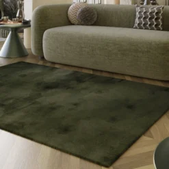 Esprit Teppich Oliv Grün und sehr flauschig Hochflor