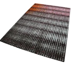 Esprit Teppich Orange Grau Bunt Kurzflor 