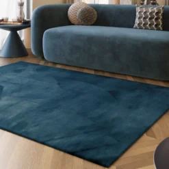 Esprit Teppich Petrol und sehr flauschig Hochflor