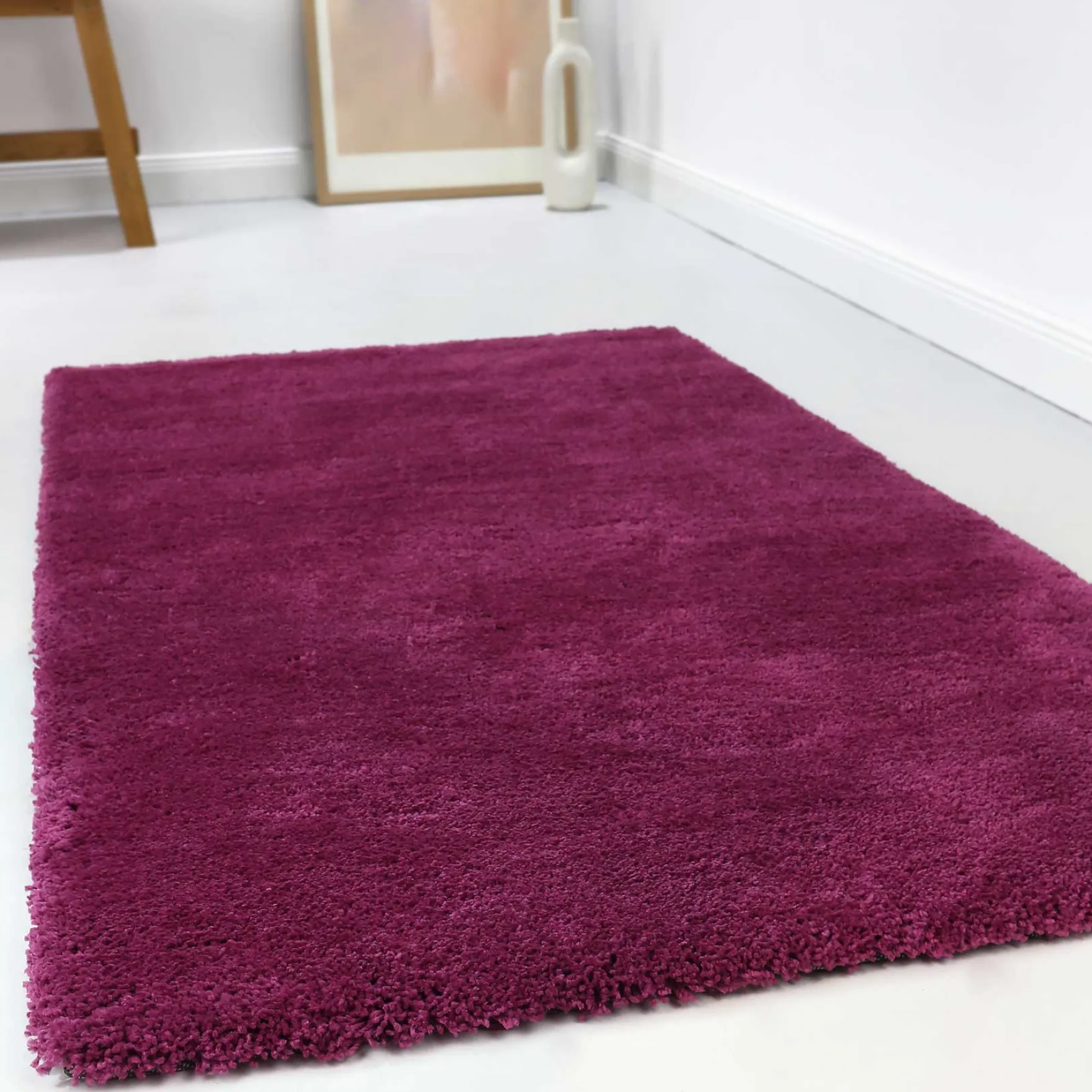 Esprit Teppich Pink Violett Hochflor "Relaxx"