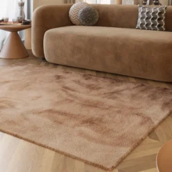 Esprit Teppich Puder Rosa und sehr flauschig Hochflor