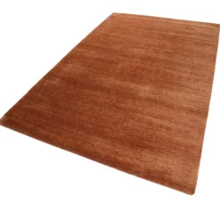 Esprit Teppich Rost Rot Hochflor "Loft"
