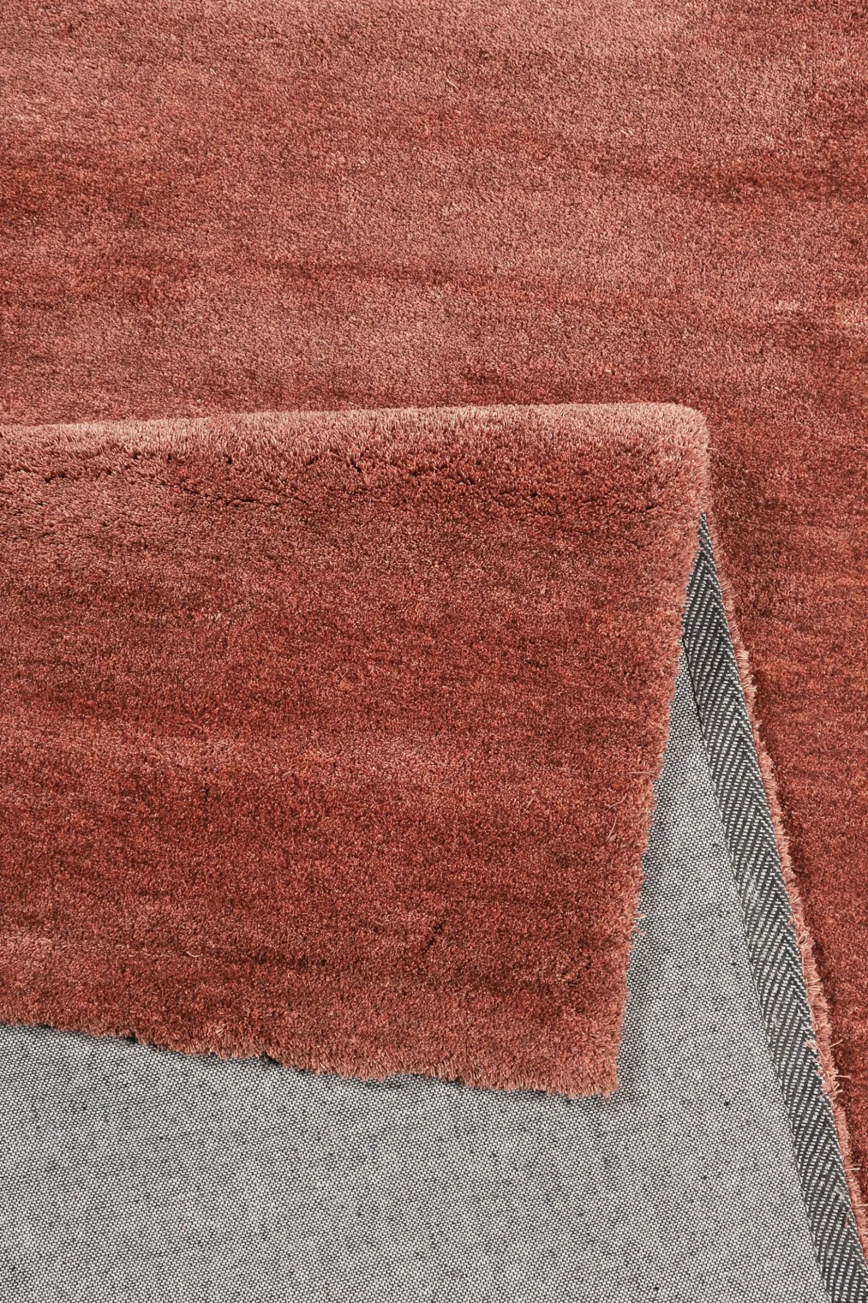 Esprit Teppich Rot Braun Hochflor "Loft"
