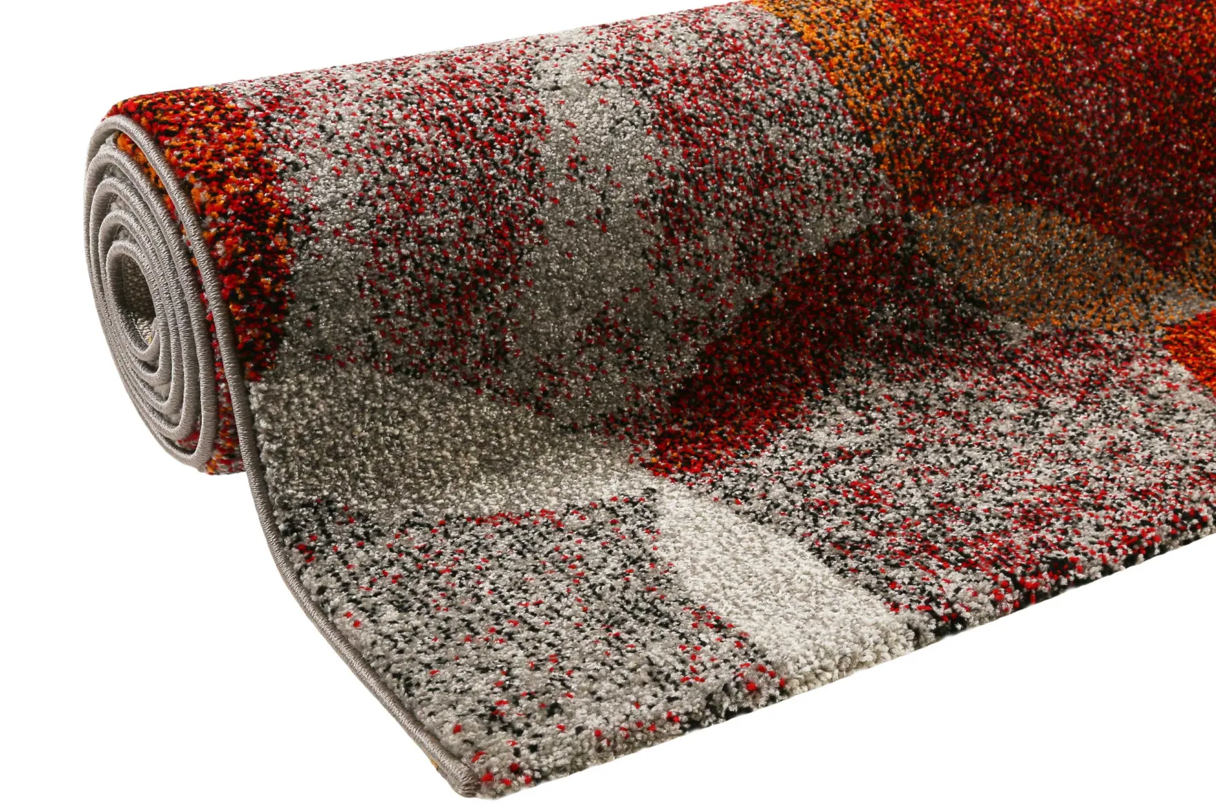 Esprit Teppich Rot Grau "Modernina"
