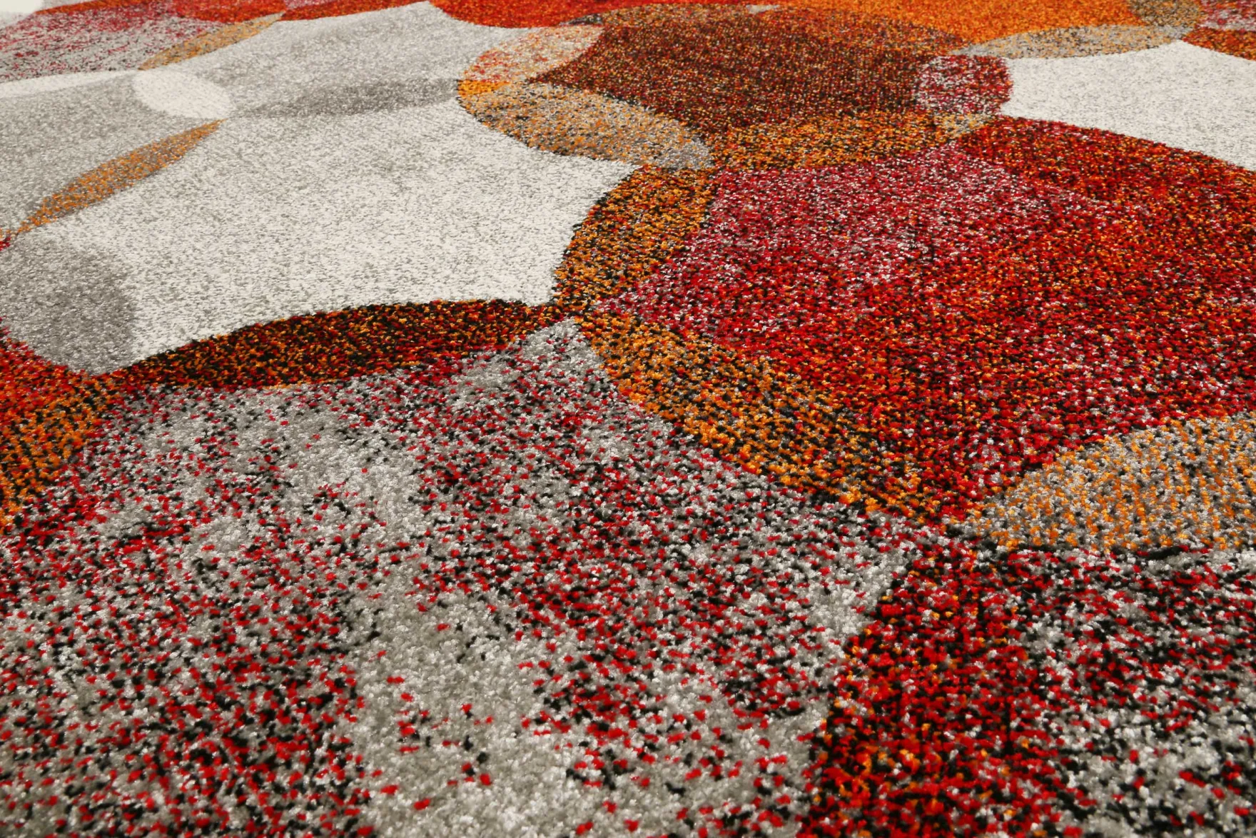 Esprit Teppich Rot Grau "Modernina"