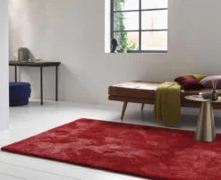 Esprit Teppich Rot Hochflor "Relaxx"
