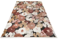 Esprit Teppich Rot Terracotta Sand Beige Grau