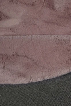 Esprit Teppich Rund Altrosa und sehr flauschig Hochflor