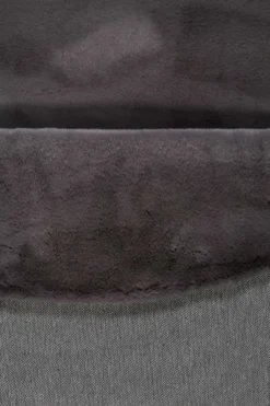 Esprit Teppich Rund Anthrazit und sehr flauschig Hochflor 