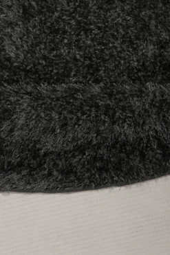 Esprit Teppich Rund Anthrazit Hochflor