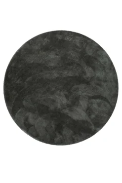 Esprit Teppich Rund Anthrazit Hochflor "Relaxx"