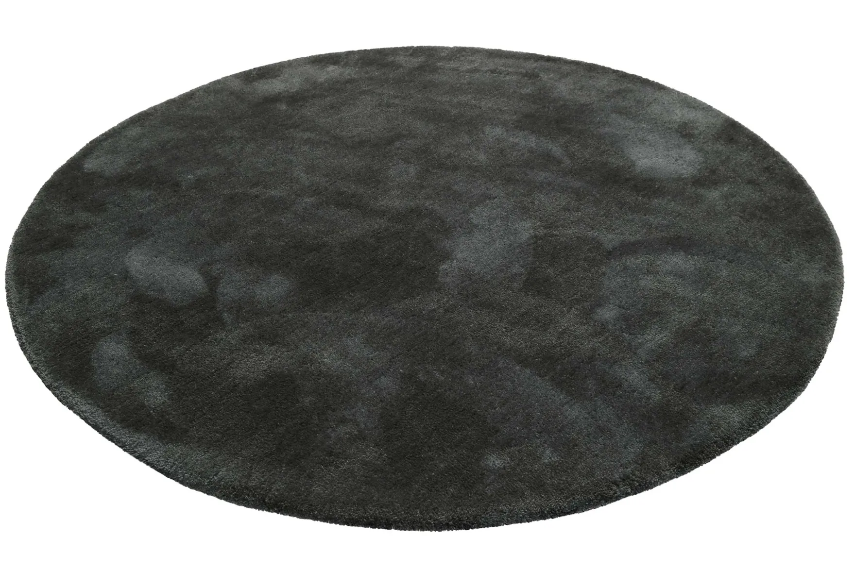 Esprit Teppich Rund Anthrazit Hochflor "Relaxx"