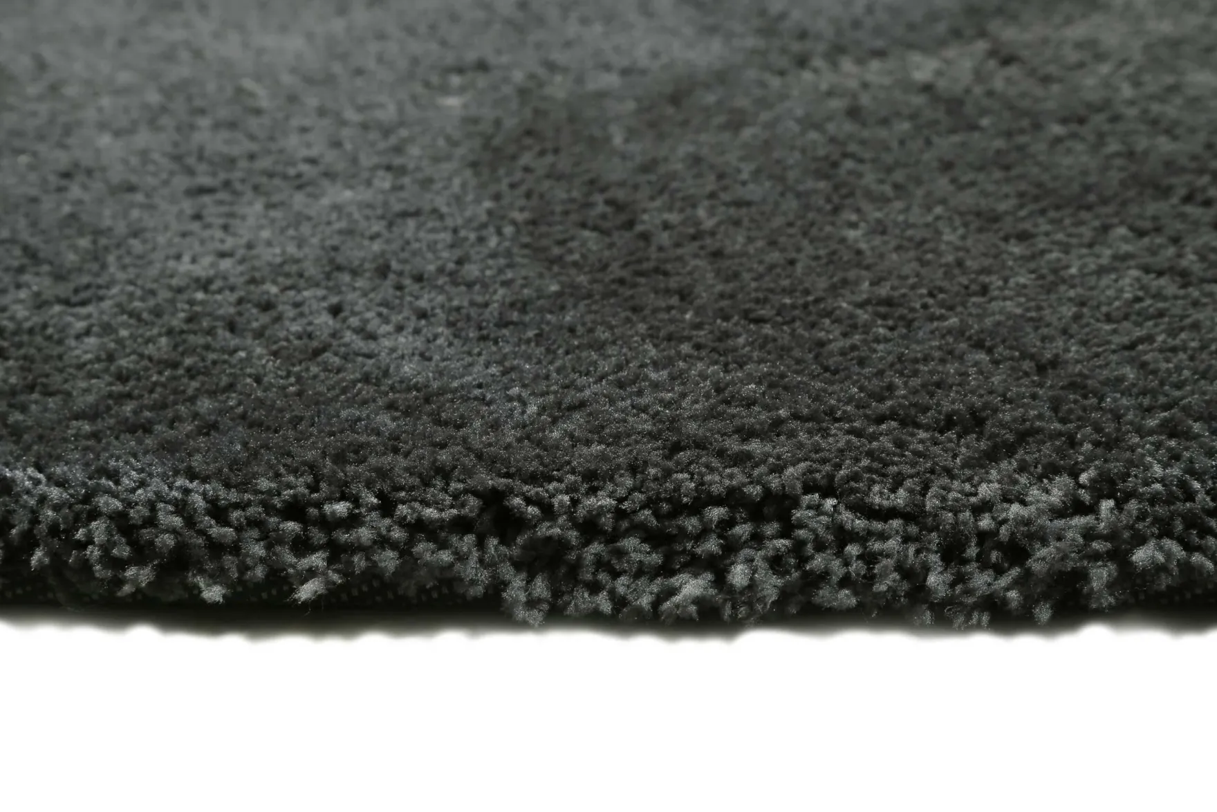 Esprit Teppich Rund Anthrazit Hochflor "Relaxx"