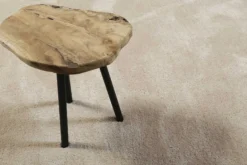 Esprit Teppich Rund Beige Hochflor "Relaxx"